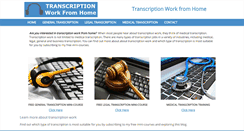 Desktop Screenshot of generaltranscriptionworkfromhome.com